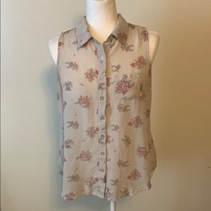 Rue21 sheer floral blouse